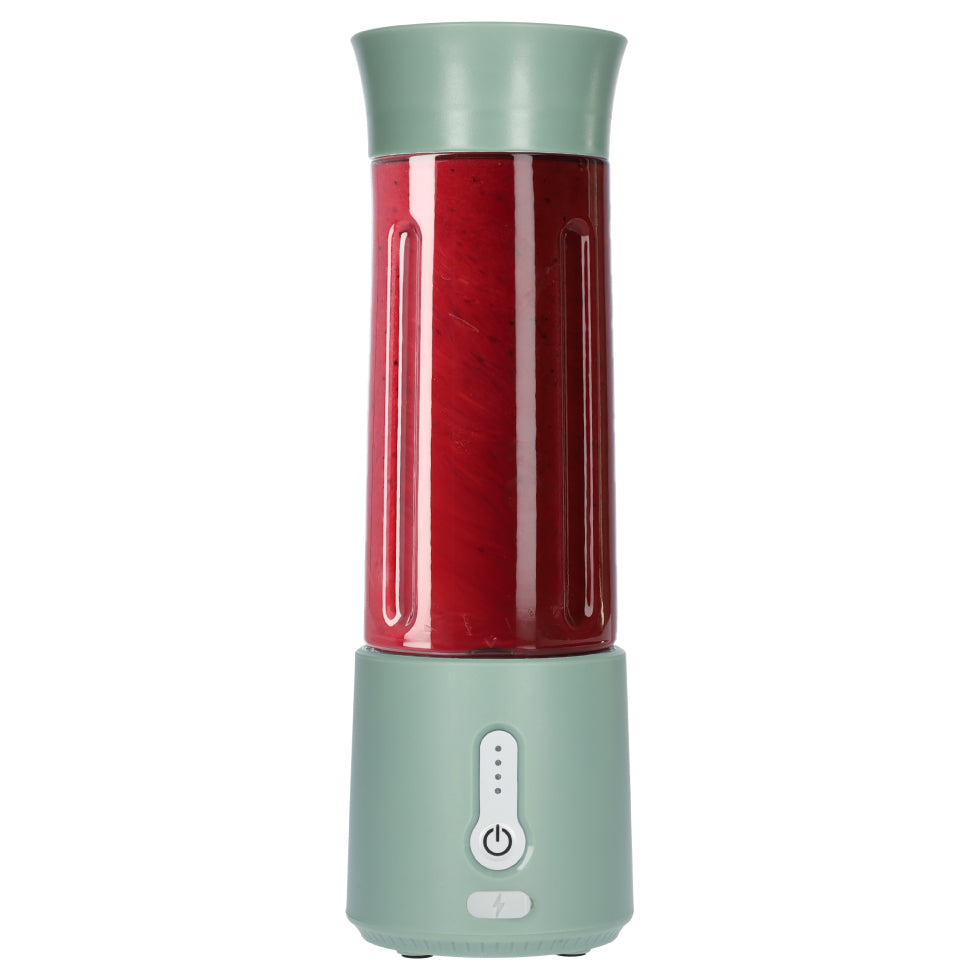 Smoothie Maker Blender To Go - USB-C Oplaadbaar - 500ml - Grijs Groen