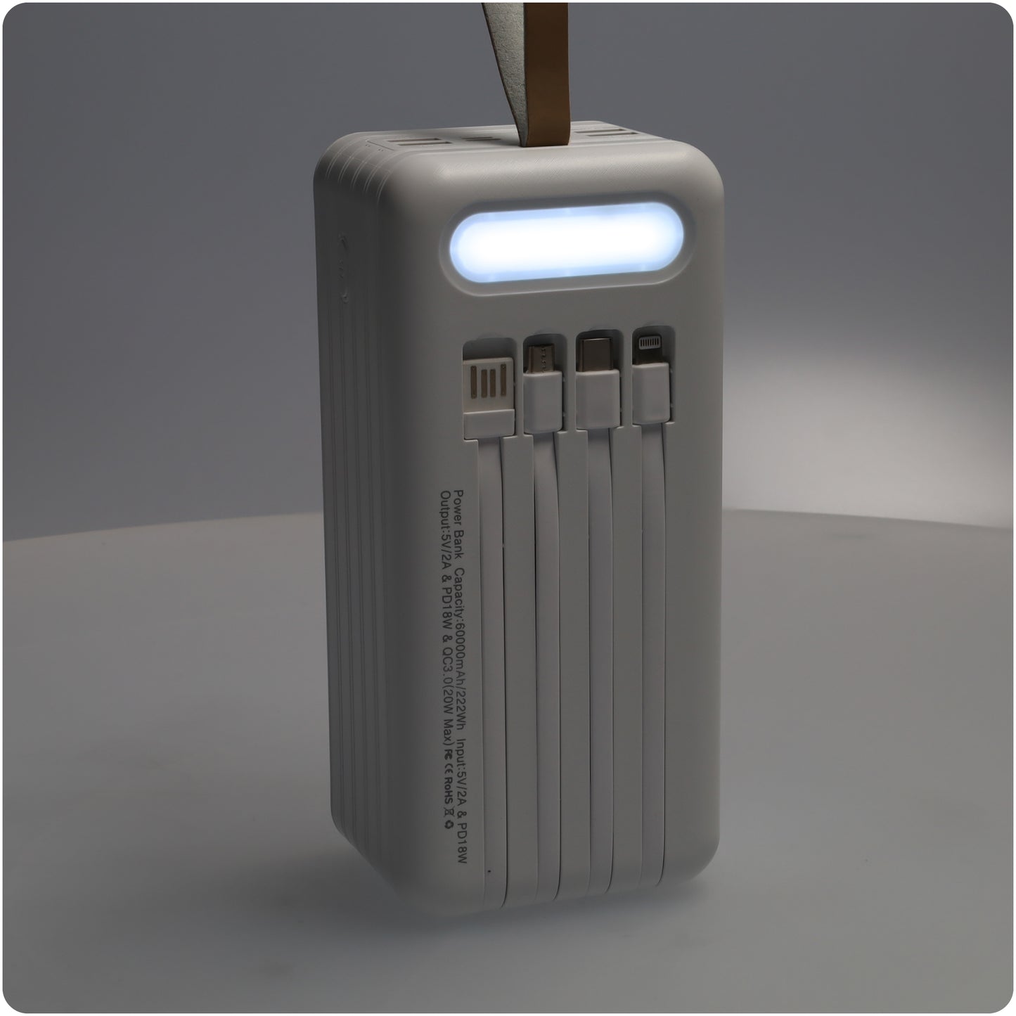 Powerbank 60000 mAh - Powerbanks - Gadgets - Noodpakket