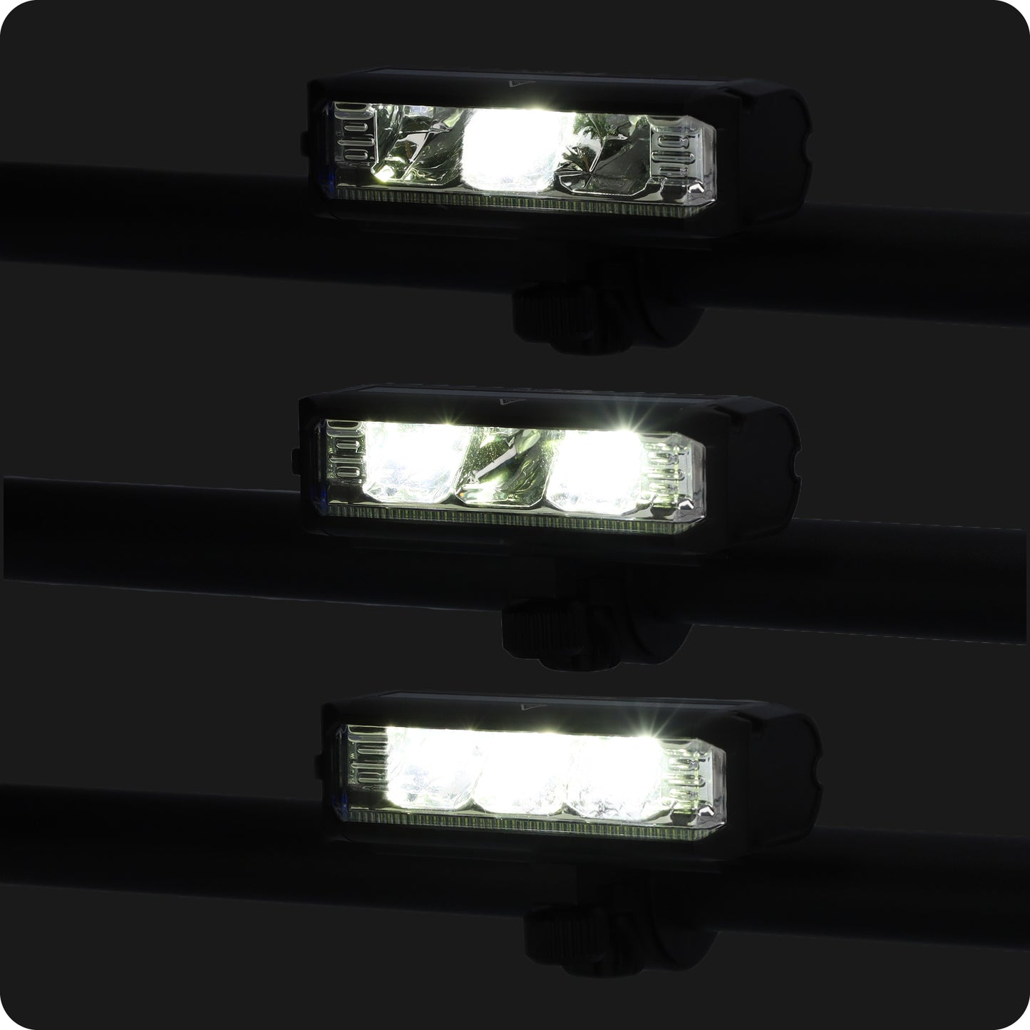 Bicycle light - Bicycle lamp - Bicycle light for every bicycle with 5 modes - 900 lumens - black