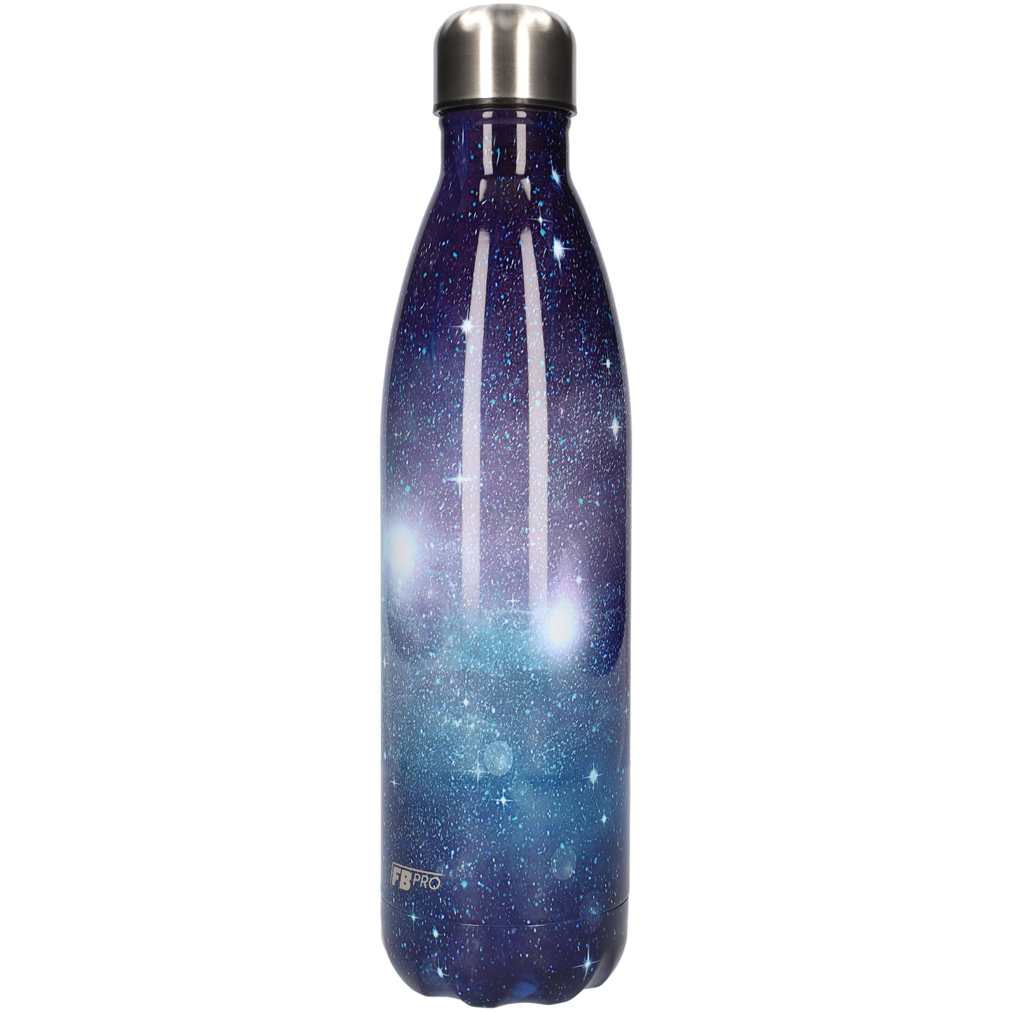 FBFS164 Thermosfles, Drinkfles, Waterfles - 750 ml - Dubbelwandig - Galaxy Blauw - Galaxy Blue