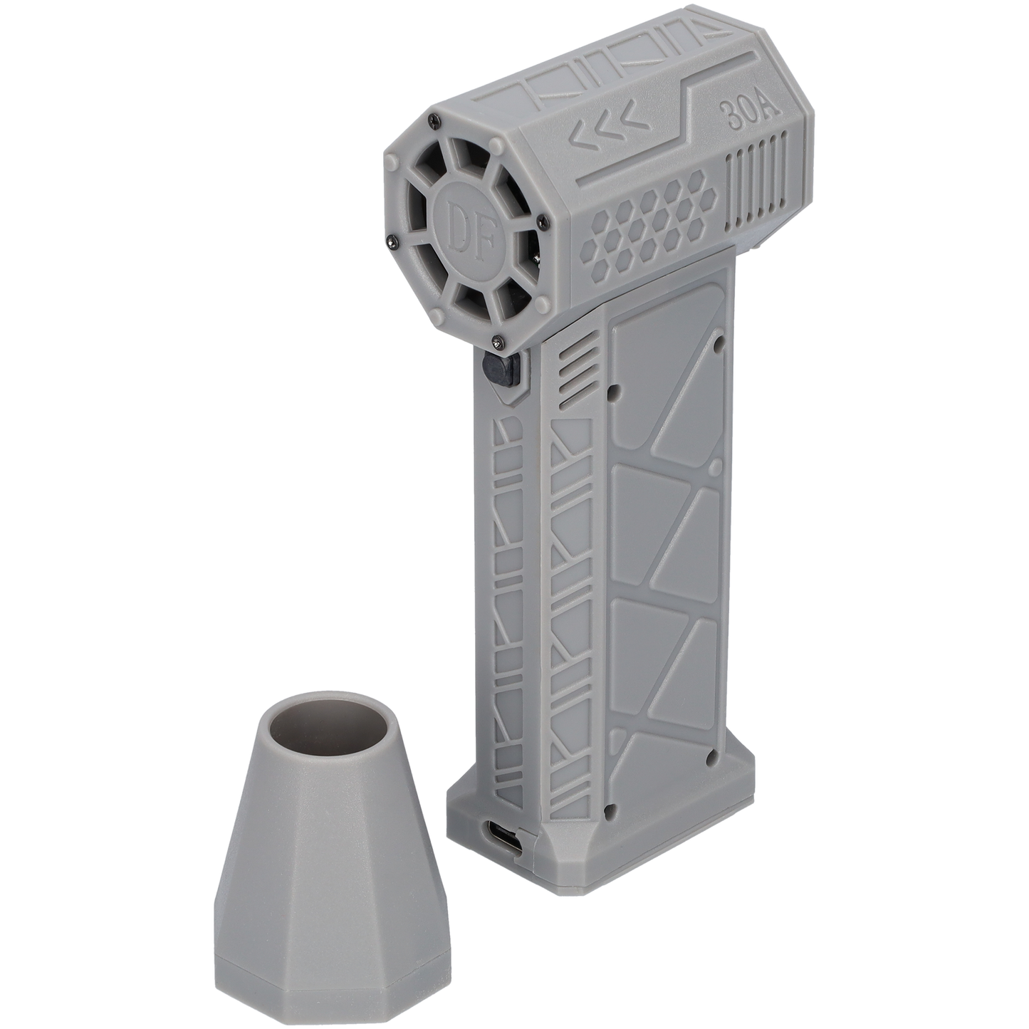 FBT088 - Turbo fan - Air duster - Turbo jet fan - 88 grams of thrust - USB-C rechargeable - Mini - For cleaning - Strong and powerful - Gray