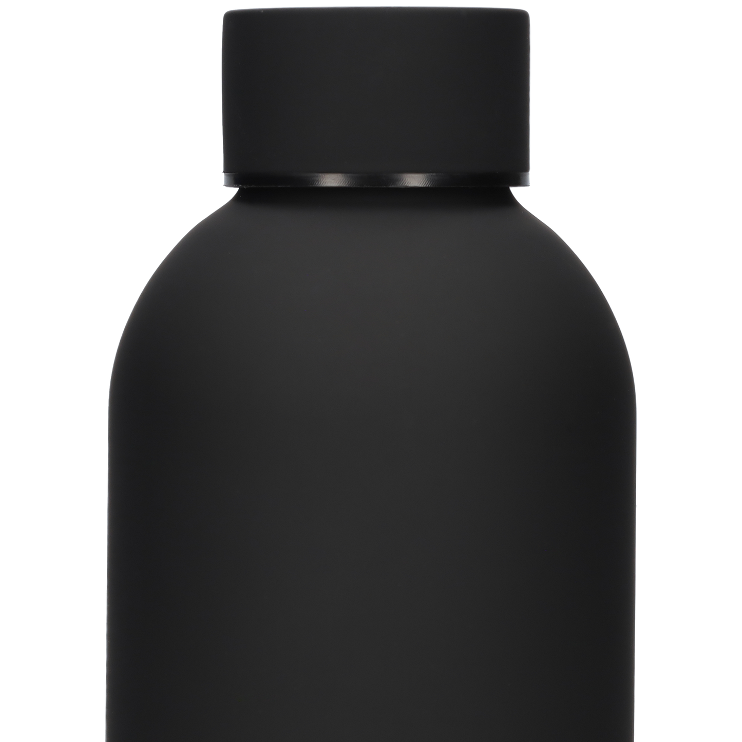 Drinkfles - Dubbelwandige waterfles - Thermosfles - RVS thermos fles - 500 ML - Zwart