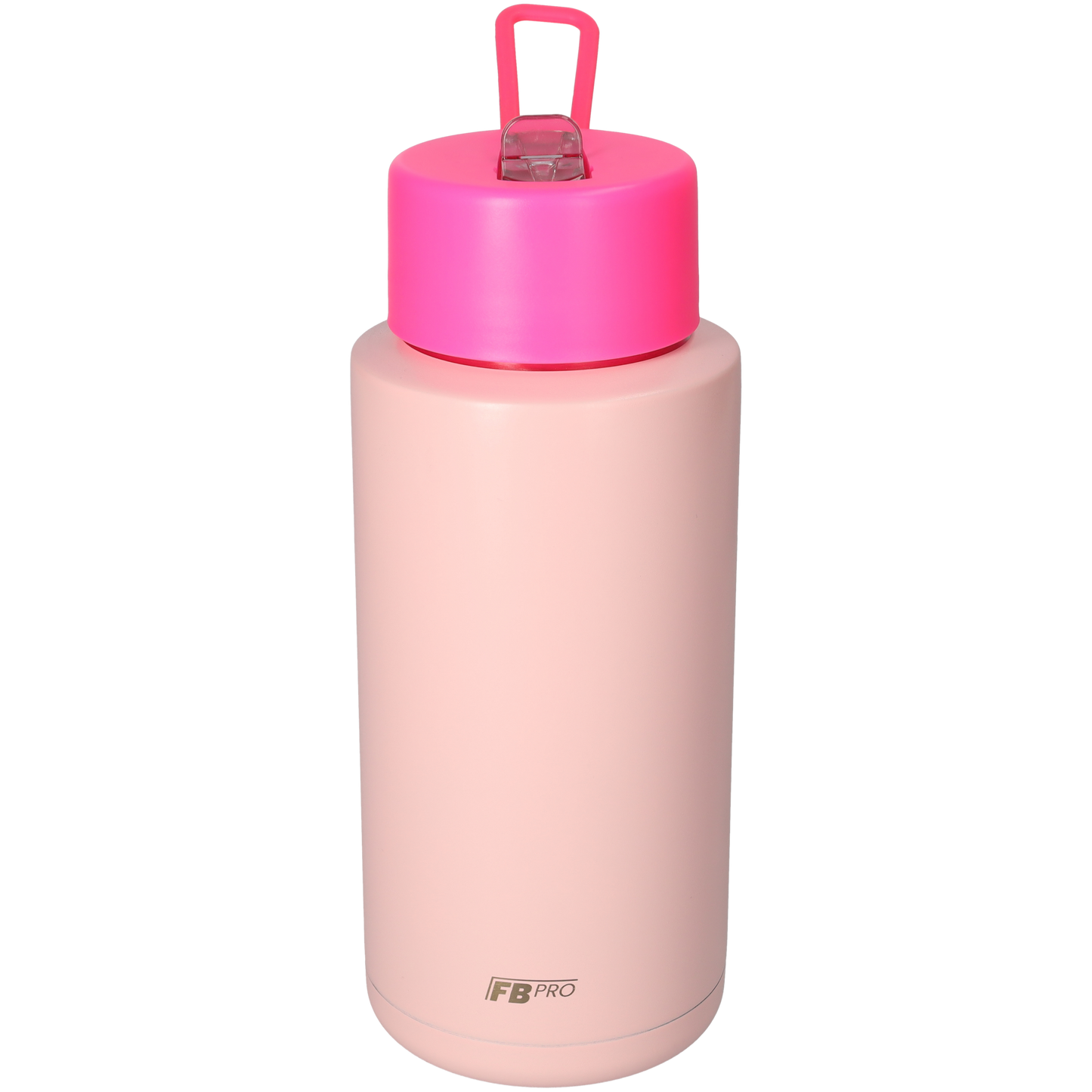 Thermosfles, Waterfles, Drinkfles – Modern & Slank Design – 1000 ml – Hot-Pale Pink