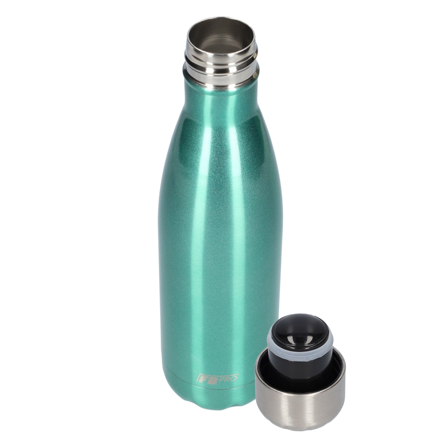 FBFS16, Thermos, Drinking Bottle, Water Bottle - 500ml - Galaxy Turquoise - Sparkling Turquoise