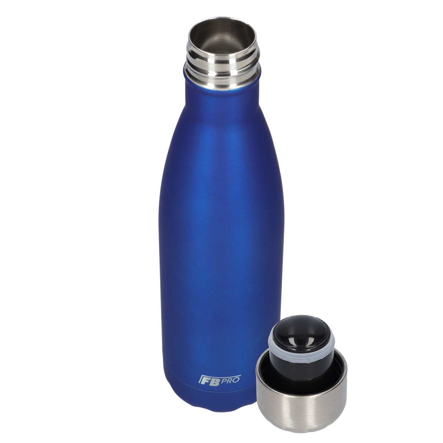 FBFS21, Thermos, Drinking Bottle, Water Bottle - 500ml - Matte Deep Blue - Matte Deep Blue