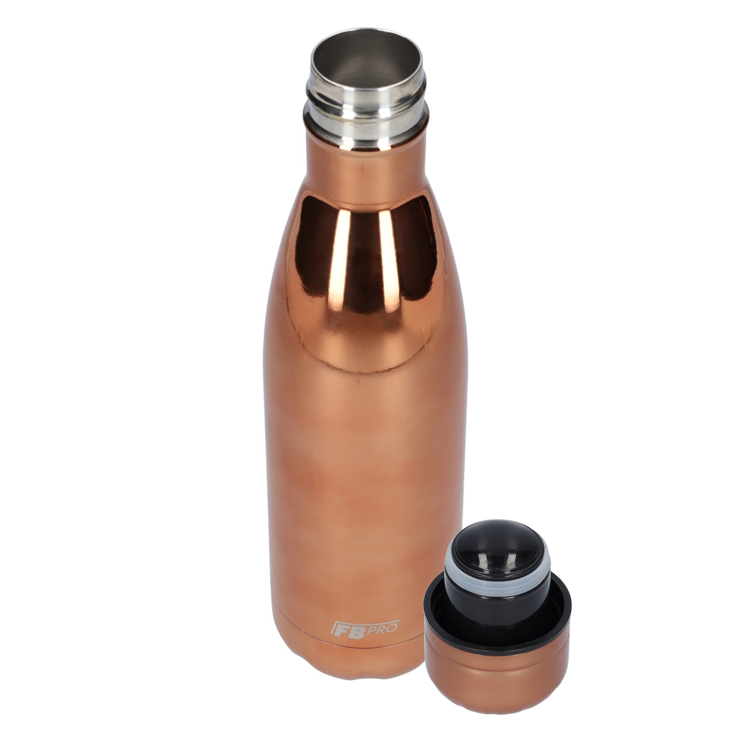 FBFS55, Thermos, Drinking Bottle, Water Bottle - 500ml - Rose Gold - Rose Gold