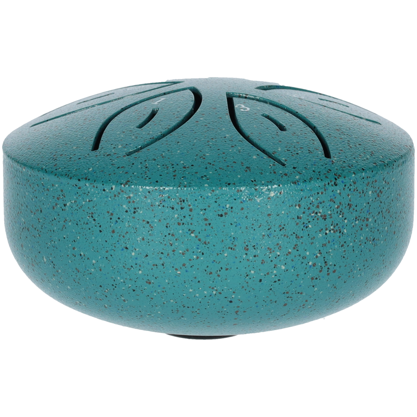 Handpan, Singing Bowl, Handpan Drum, Rain Drum - With Drumstick - Coral Green - 3 Inch