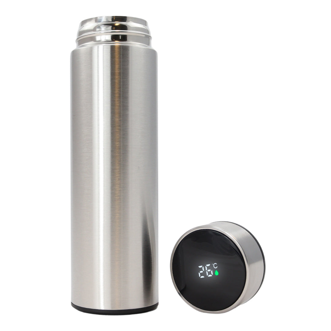 Smart Thermos Chrome Silver - Stainless Steel - 500 ml