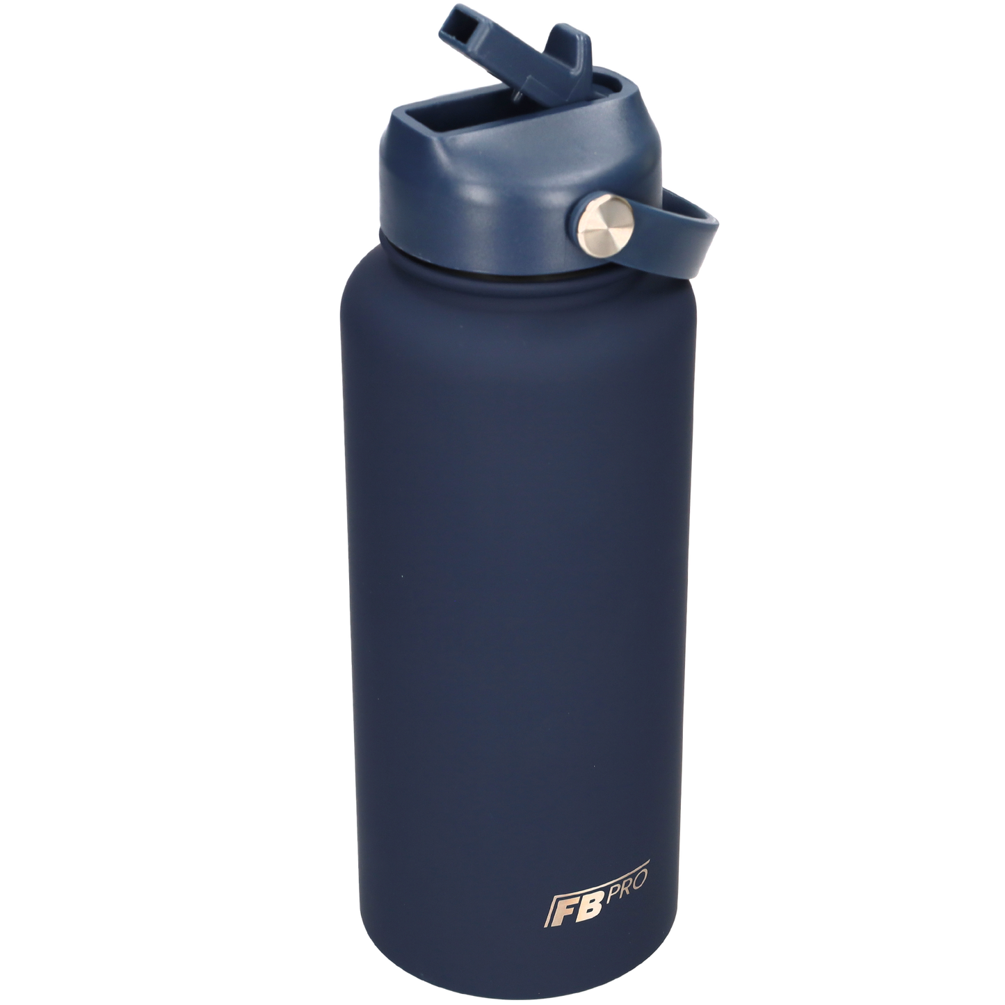 Thermos waterfles 1 liter - Isolerende Waterfles met Draaibare Drinktuit - Indigo Blue - Blauw - Donkerblauw