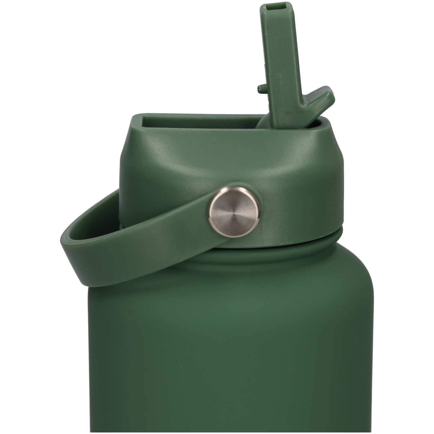 Thermos waterfles 1 liter - Isolerende Waterfles / Thermosfles met Draaibare Drinktuit - Moss Green - Donkergroen - Groen