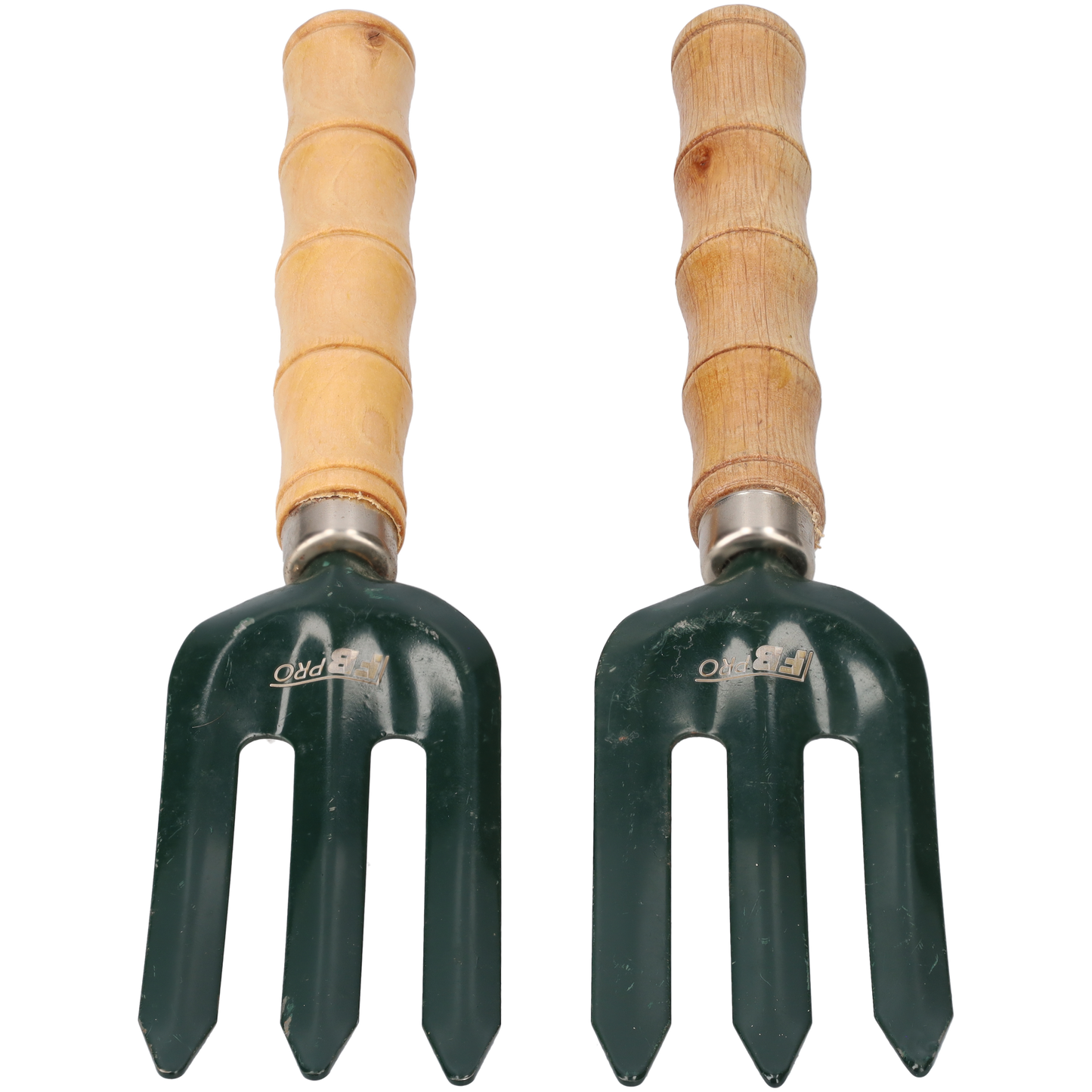 Mini spitvork - Set van 2 - Hark - Woelvork - Spade - Tuingereedschap