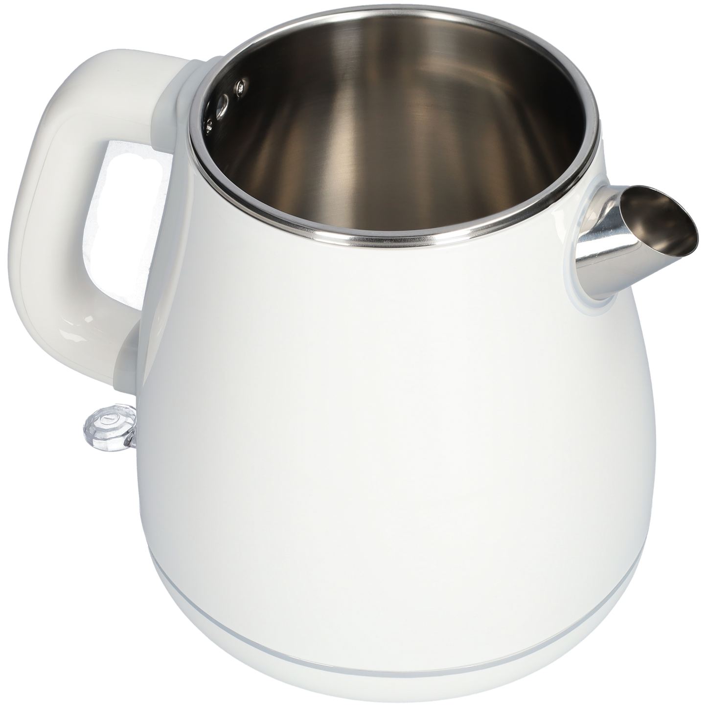 Witte RVS waterkoker - Dubbelwandig - 1.8 liter - Wit