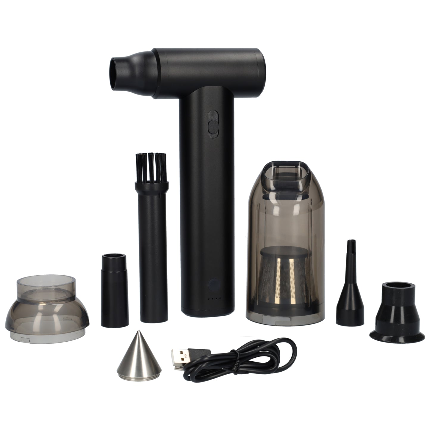 FBT160 - Super Power Turbo Fan Luchtpistool - Stofblazer - USB-C Oplaadbaar - Zwart