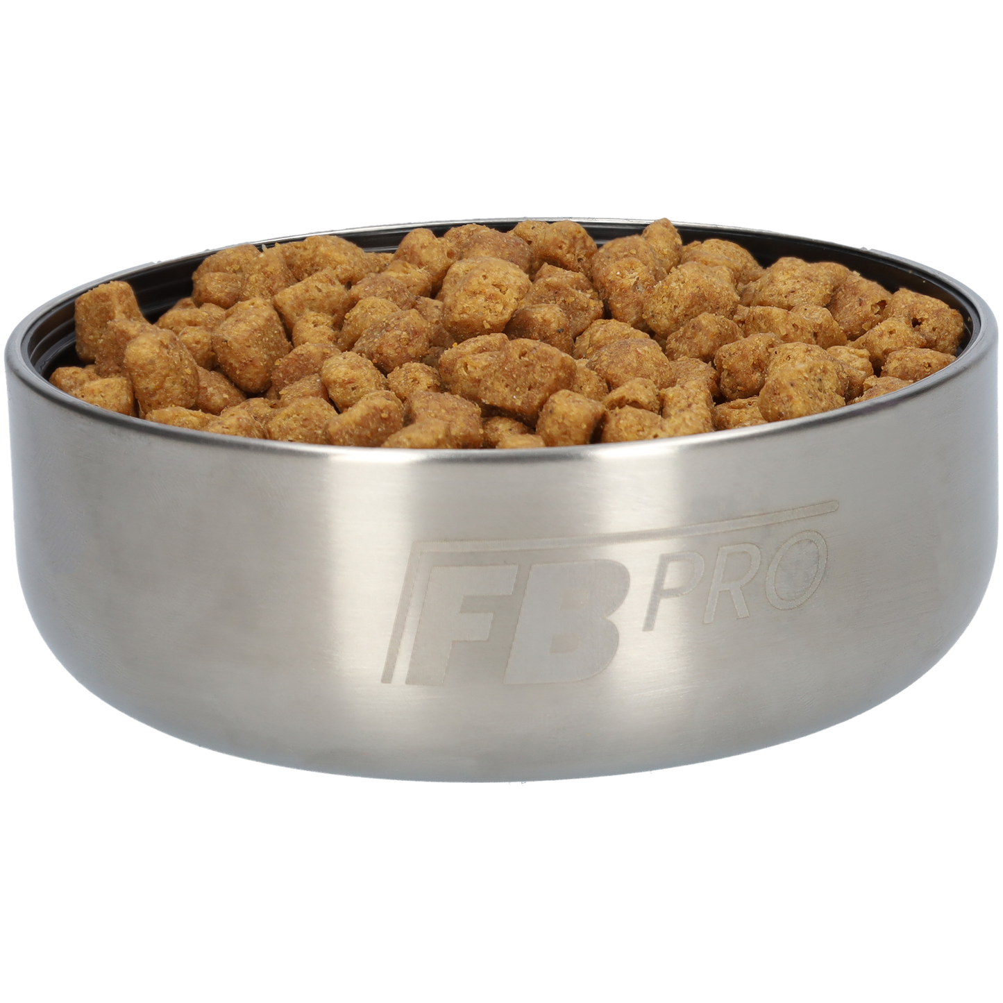 Dog drinking bottle with food bowls - Stainless steel bottle - BPA free - 1 liter - Dark blue