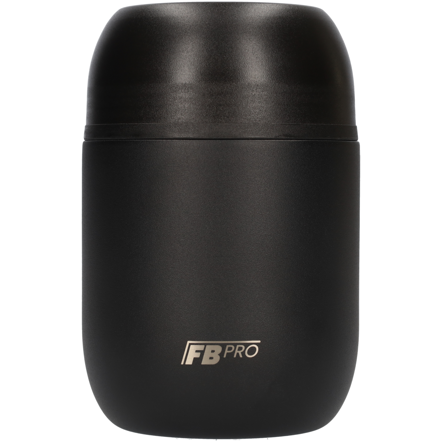 Thermos Voedselcontainer met Lepel - Thermoskan - Zwart Poedercoating - 420ml