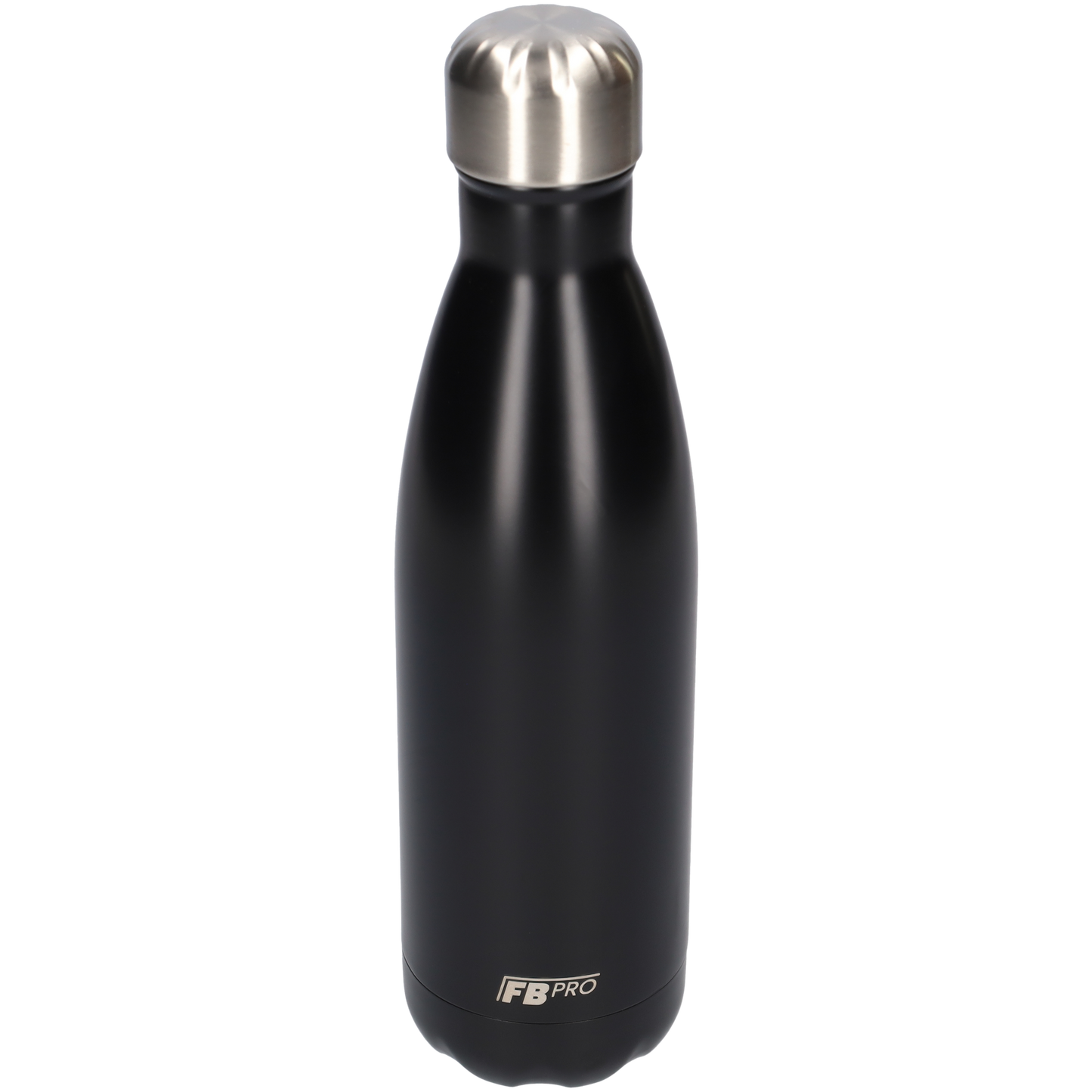FBFS8, Thermosfles, Drinkfles, Waterfles - Dubbelwandig - 500ml - Matte Black - Mat Zwart