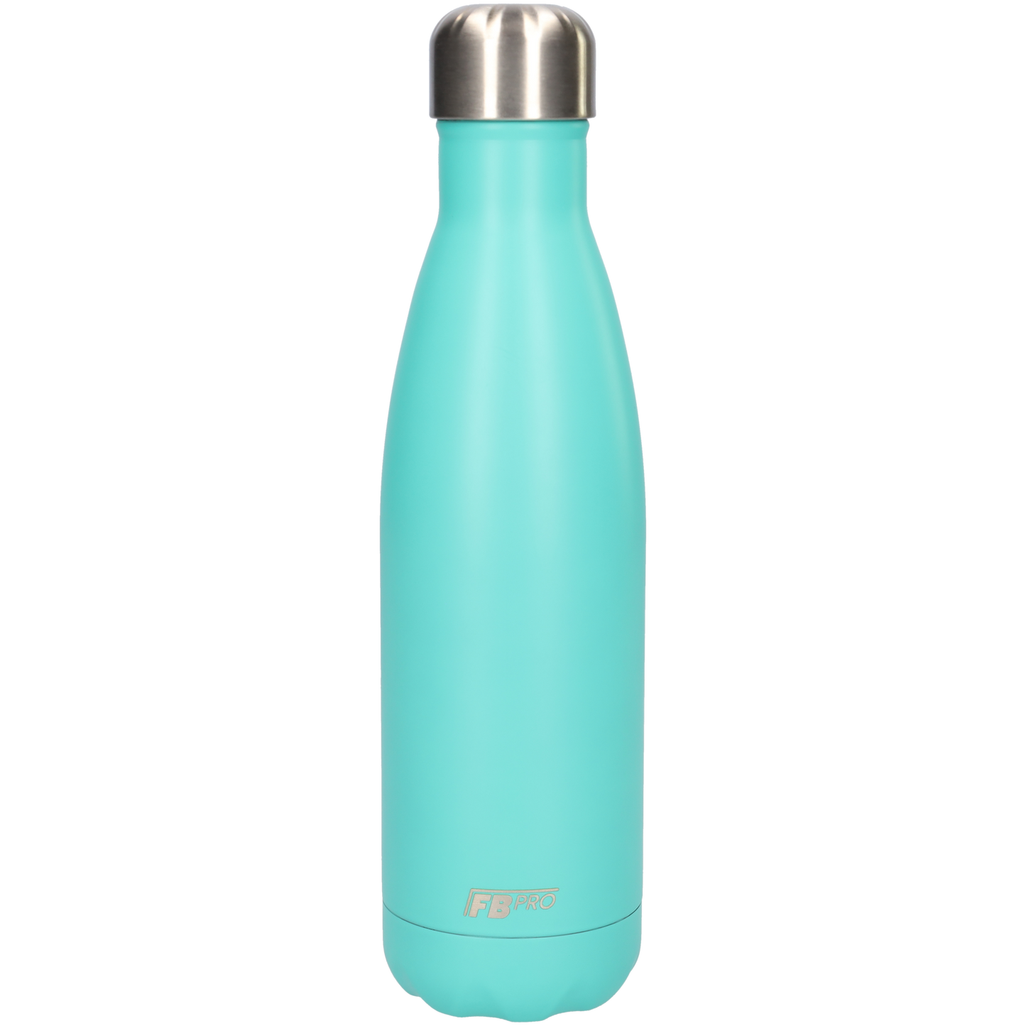 FBFS4, Thermosfles, Drinkfles, Waterfles - Dubbelwandig - 500ml - Minty Turquoise - Mat Turquoise
