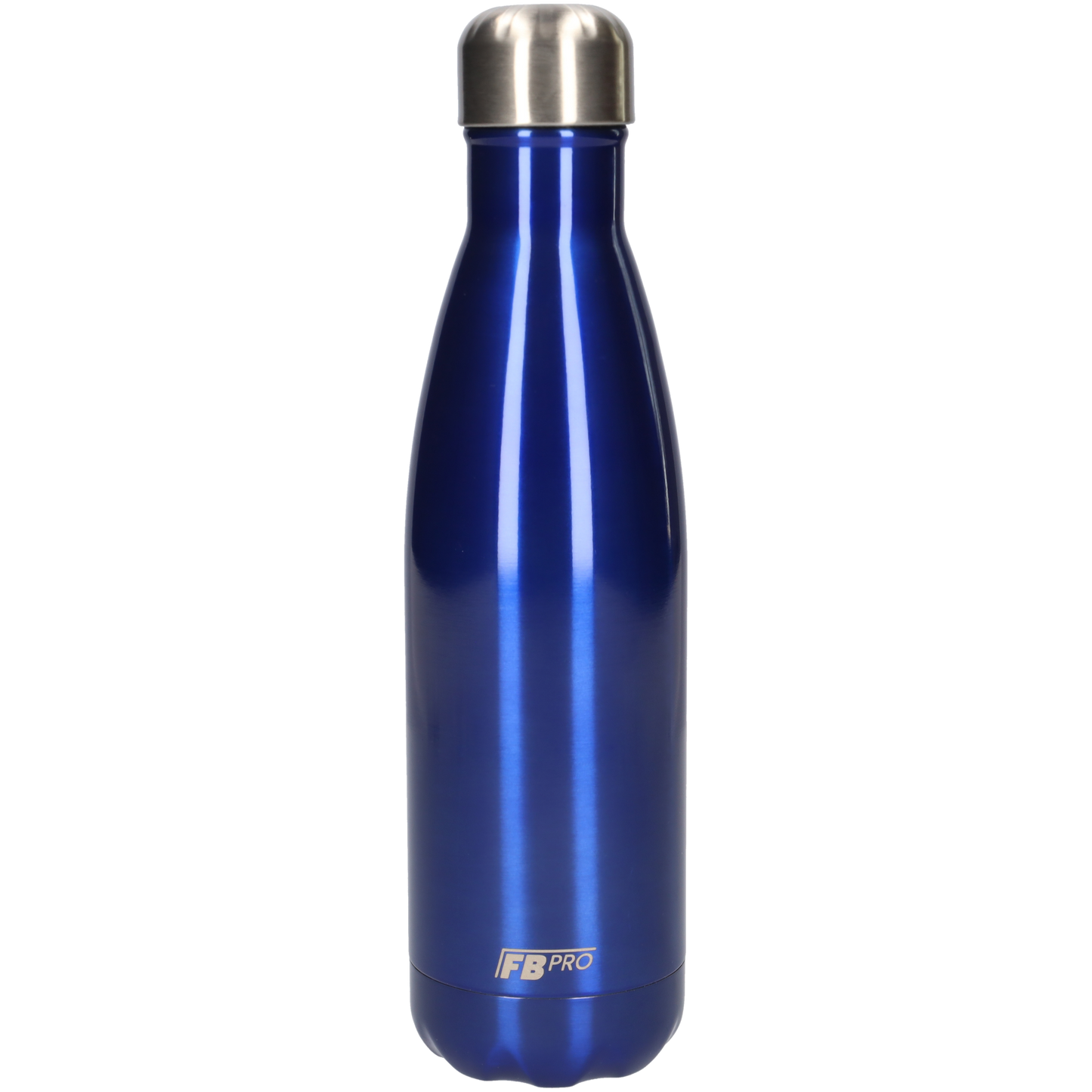 FBFS17 Thermosfles, Drinkfles, Waterfles - Dubbelwandig - 500ml - Sapphire Blue - Glanzend Blauw