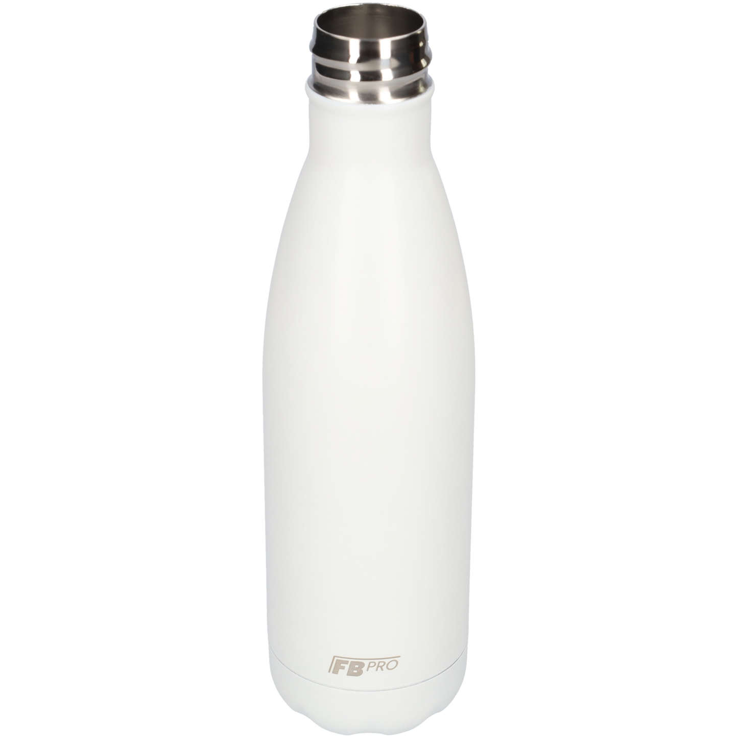 FBFS9, Thermosfles, Drinkfles, Waterfles - Dubbelwandig - 500ml - Matte White - Mat Wit