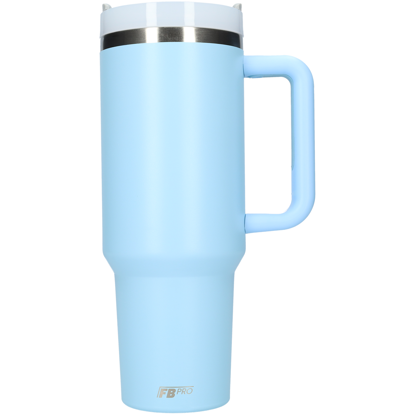 Thermos drinking cup tumbler 1.2L with handle and straw - Thermos cup - 1200 ML - Baby Blue