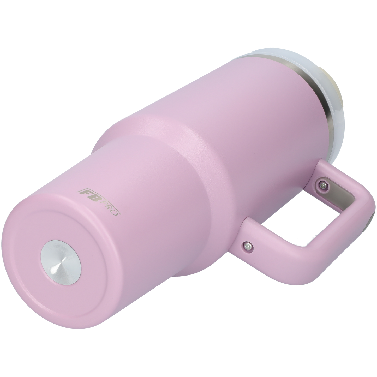 Thermos drinking cup tumbler 1.2L with handle and straw - Thermos cup - 1200 ML - Purple